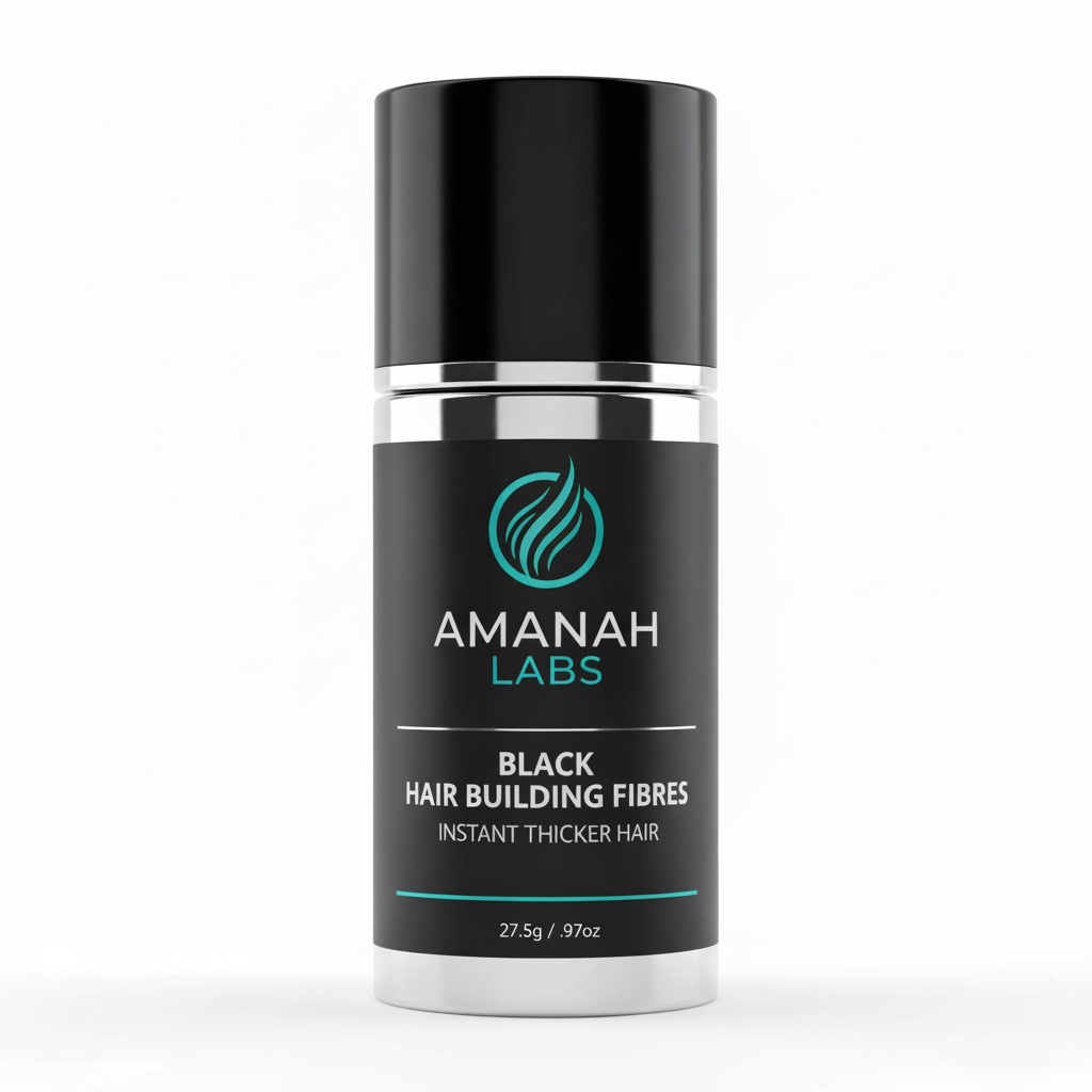 Black Hair Building Fibres - 27.5g - Instant Thicker Hair