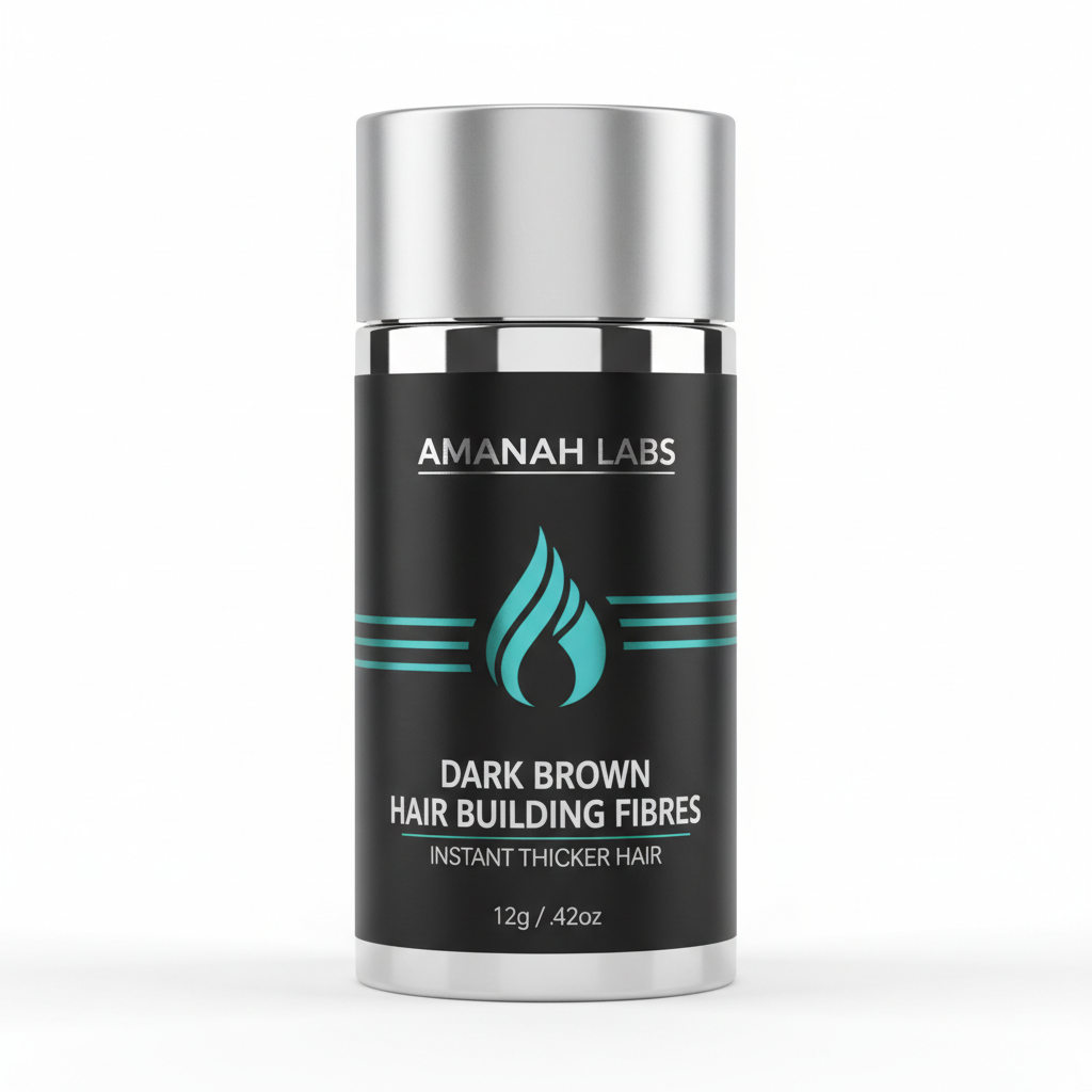 Dark Brown Hair Building Fibres - 12g - Instant Thicker Hair