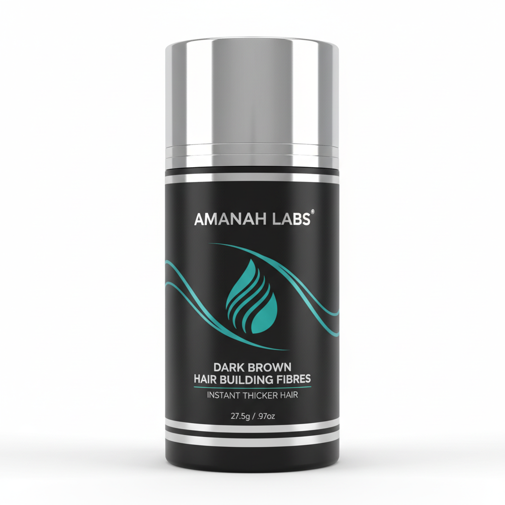 Dark Brown Hair Building Fibres - 27.5g - Instant Thicker Hair