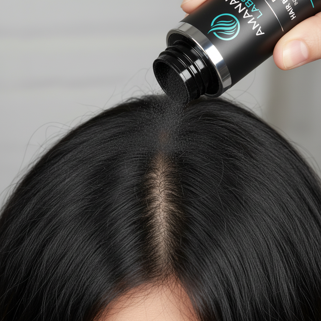 Black Hair Building Fibres - 27.5g - Instant Thicker Hair