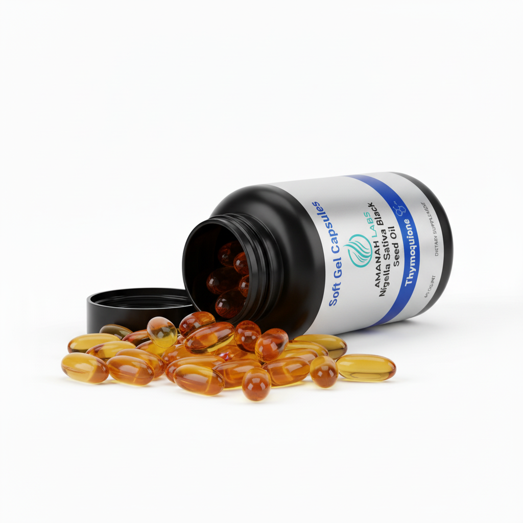 Nigella Sativa Black Seed Oil - 60 Soft Gel Capsules