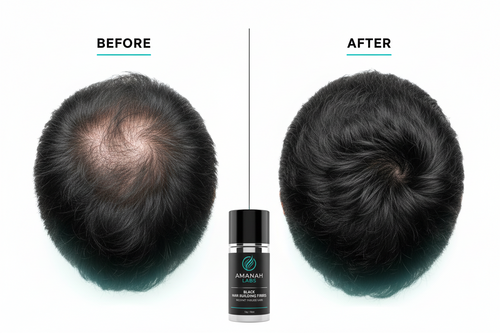 Black Hair Building Fibres - 27.5g - Instant Thicker Hair