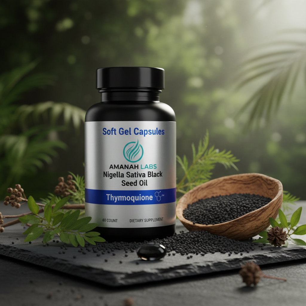 Nigella Sativa Black Seed Oil - 60 Soft Gel Capsules